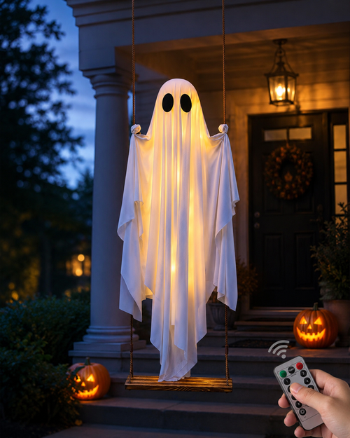 Pre-Assembled Hanging Swing Ghost