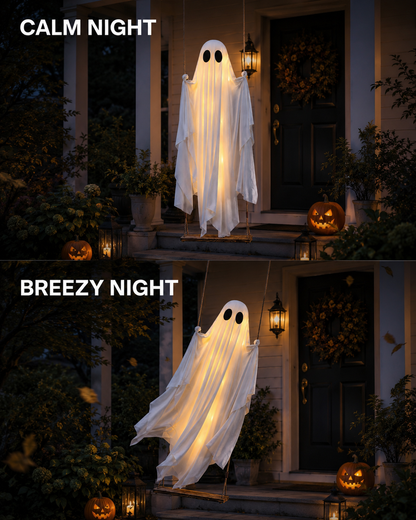 Pre-Assembled Hanging Swing Ghost