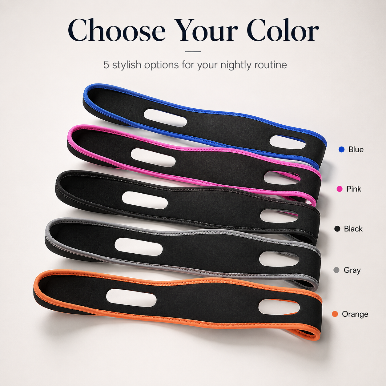 Adjustable Anti-Snoring Chin Strap