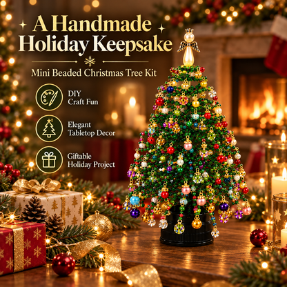 🎄DIY Beaded ChristmasTree Kit- Create Your OwnSparkling Holiday Decoration