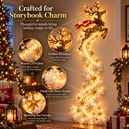 🎄 Magical Christmas Wall Light – 🎅Turn Your Wall Into a Holiday Wonderland🎁