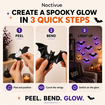 Glow Bat Wall Lights