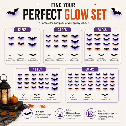 Glow Bat Wall Lights