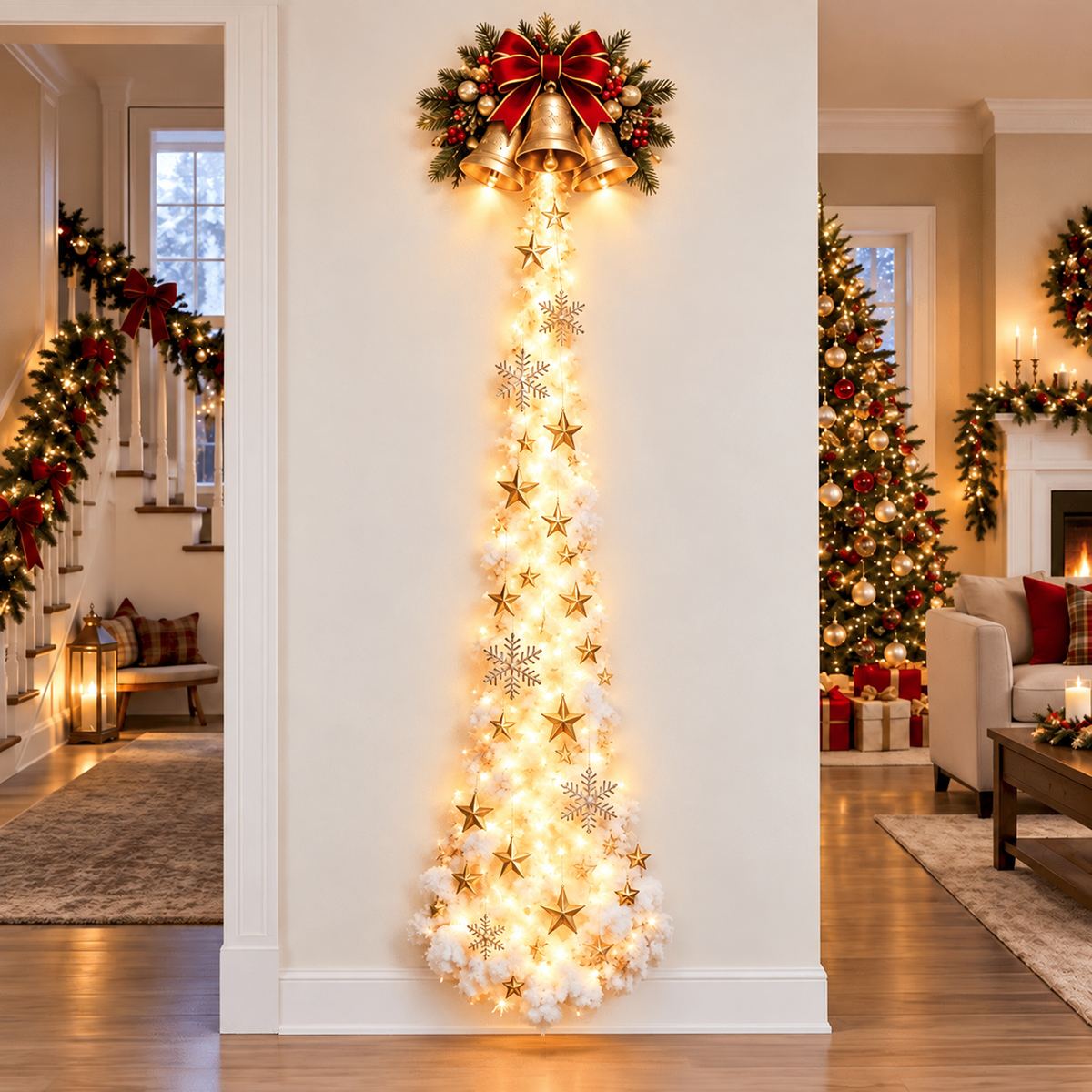 🎄 Magical Christmas Wall Light – 🎅Turn Your Wall Into a Holiday Wonderland🎁