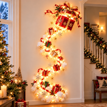 🎄 Magical Christmas Wall Light – 🎅Turn Your Wall Into a Holiday Wonderland🎁