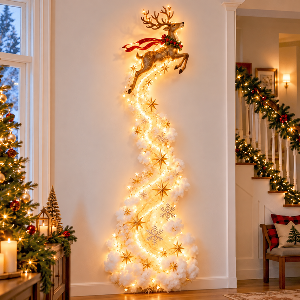 🎄 Magical Christmas Wall Light – 🎅Turn Your Wall Into a Holiday Wonderland🎁