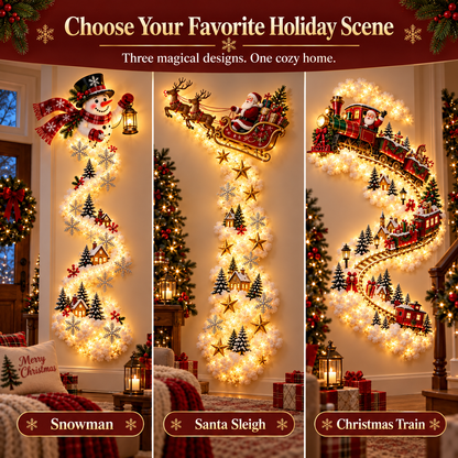🎄 Magical Christmas Wall Light – 🎅Turn Your Wall Into a Holiday Wonderland🎁